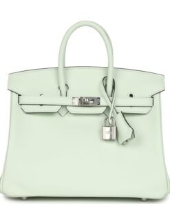 Hermes Birkin 25 Vert Fizz Swift Palladium Hardware